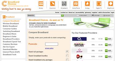 Website of the Week: Broadband Choices