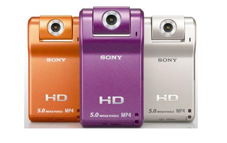 CES 2009: Sony MHS-CM1 and MHS-PM1 Webbie HD budget camcorder